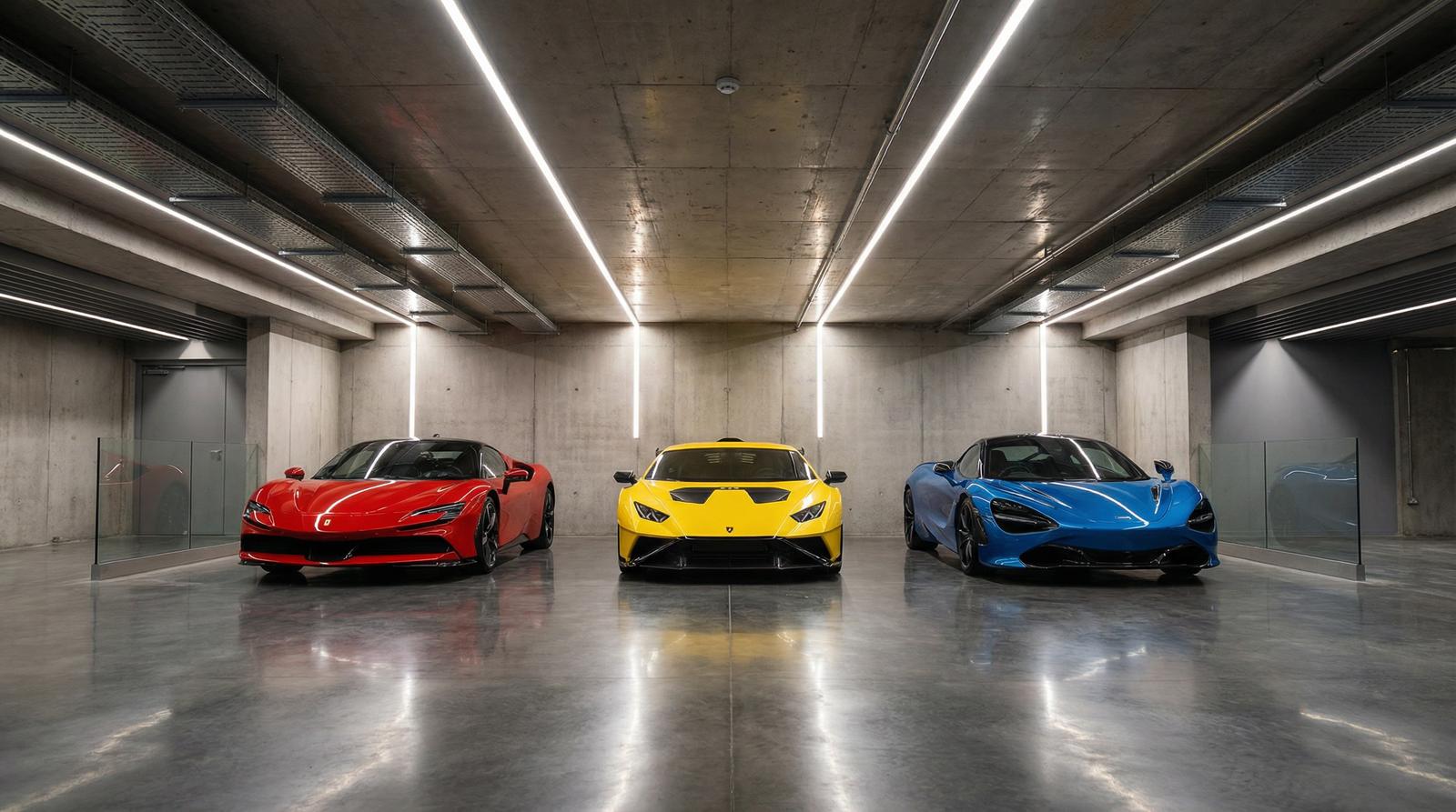 四爱 - 三台超跑直线加速对决视频演示